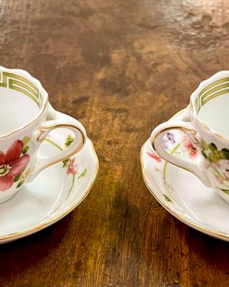 Versace Rosenthal tazzine caffè Flower fantasy