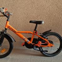 Bici bambino 4-6 anni DISCOVER 900 16" - arancione