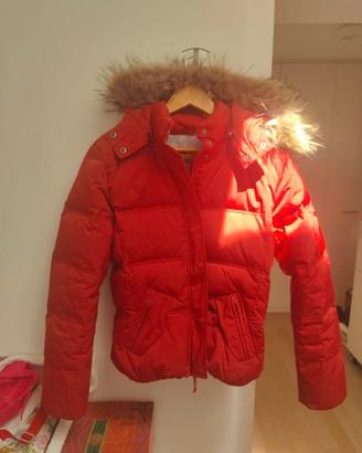 Woolrich usato piumino rosso taglia XL donna