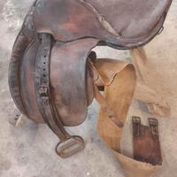 sella antica da cavallo – fine 800 - 900
