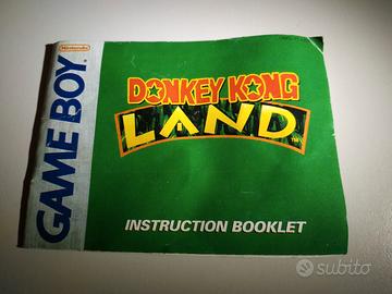 Libretto Donkey Kong Land Game Boy inglese