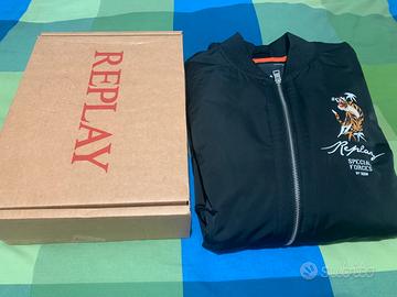 Giacchetto Bomber Replay (Nero)