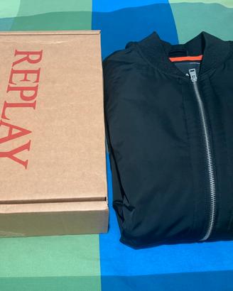 Giacchetto Bomber Replay (Nero)
