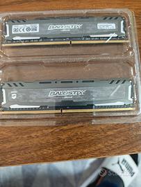 RAM ddr4 16 GB (8x2)  Crucial Ballistix  3200 MHz