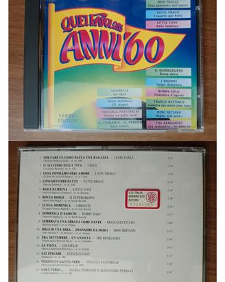 78 CD della collana "Quei favolosi anni 60"