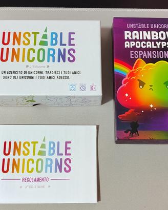 Unstable Unicorns + espansione Rainbow Apocalypse