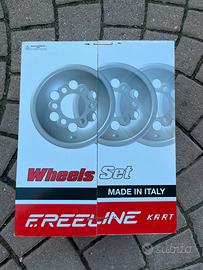Set di cerchi freeline in magnesio per kart