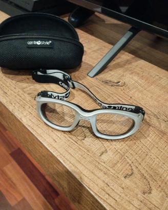 occhiali sportivi (mascherina calcio)