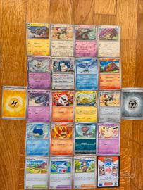 lotto carte pokemon 