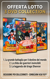 Lotto 3 DVD Dragon Ball / De Agostini Collection