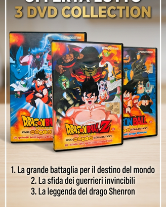 Lotto 3 DVD Dragon Ball / De Agostini Collection