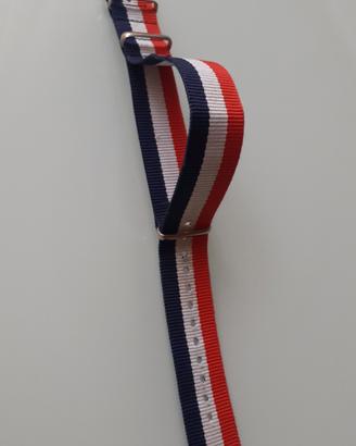 Cinturino Nato nylon tricolore 20mm