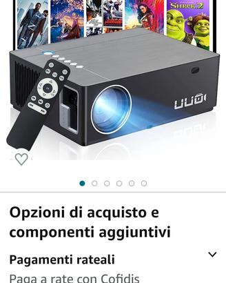 Proiettore full hd per ps5 xbox pc bluray notebook