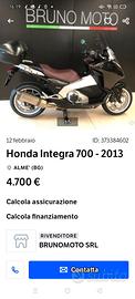 Honda Integra 700 cc