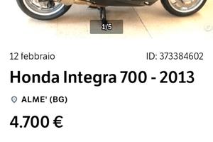 Honda Integra 700 cc