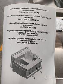 Friggitrice industriale ancora imballata