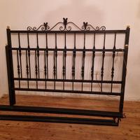 letto matrimoniale in ferro battuto