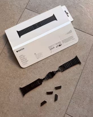 Apple Watch cinturino a maglie acciaio