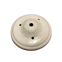 Rosone vintage da soffitto in metallo smaltato