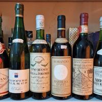 Bottiglie di vino da collezione