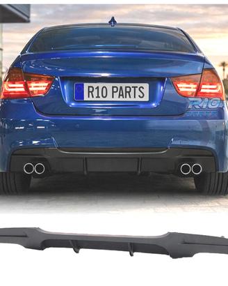 DIFFUSORE BMW E90 E91 LOOK M3 NERO OPACO