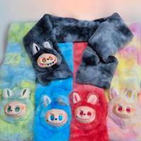 sciarpa labubu peluche 