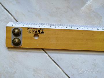 Riga in legno vintage da 50 cm