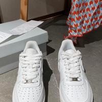 Scarpe Nike Air Force 1 bianche, taglia 41