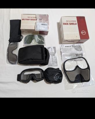 Kit occhialoni e face shield