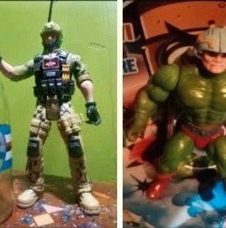 2 ACTION FIGURE DA COLLEZIONE 