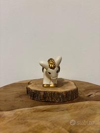 Asino con soma bianco Thun presepe classico