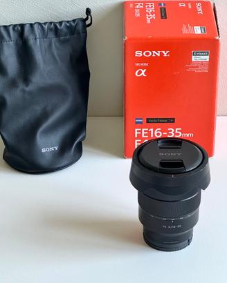 Obiettivo Sony FE 16-35 f/4.0 ZA OSS Full Frame