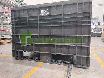 bins, cassoni usati in plastica PEHD 1200x800x800