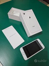 Apple iphone 8 bianco da 256 gb con scatola
