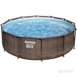 Piscina rotonda Bestway 366x1mt.nuova