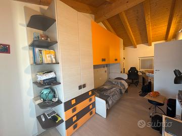 Armadio a ponte completo letto