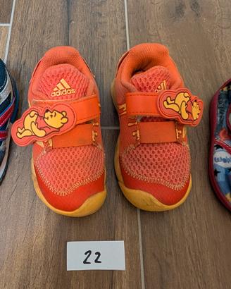 Scarpe bambino Adidas Winnie Pooh taglia 22