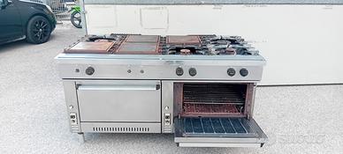 cucina 8 fuochi con forno 