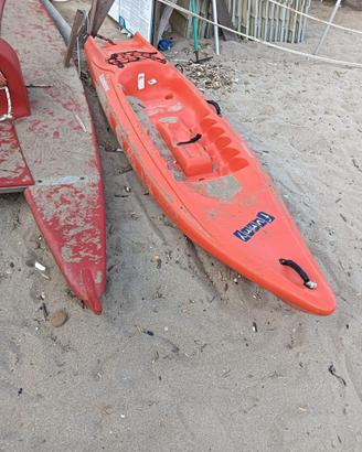 Canoa e pagaie