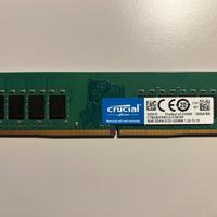 RAM DDR4 8GB Crucial