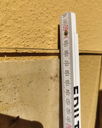 cristallo temperato e molato con  copri scrivania 