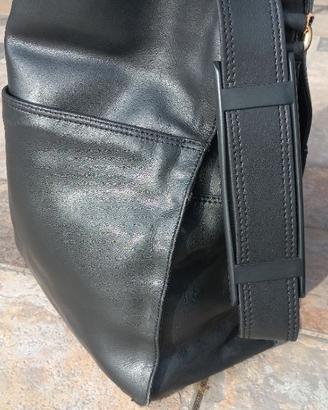 Francesco Biasia secchiello nero /vera pelle