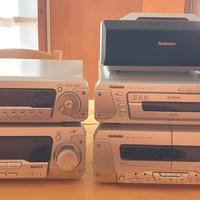 HiFi stereo Technics 5.1 radio CD cassette aux