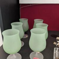 Bicchieri da whisky in vetro di murano