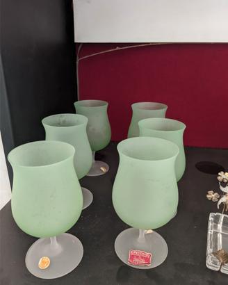 Bicchieri da whisky in vetro di murano