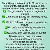 IL TUO LIBRO SU MISURA IN 72 ORE!!