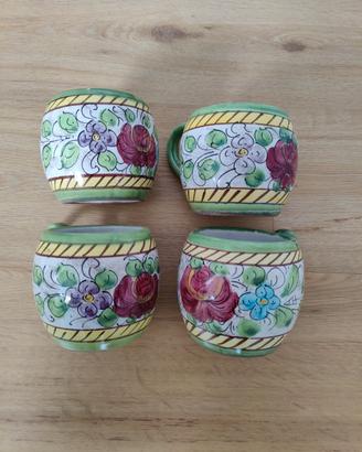 tazze ceramica De Ruta fiori