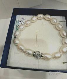 bracciale perle coltivate A.Dolce 11mm Argento