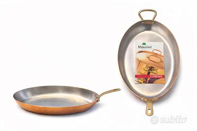 Set 3 pentole Mauviel rame interno acciaio