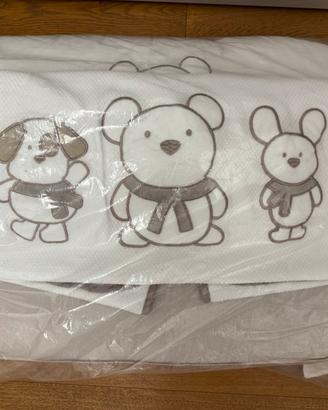 Paracolpi + piumone + coperta per lettino Erbesi